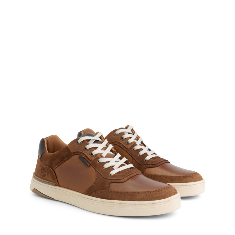 Burnham - Leather sneaker - Men - Cognac FRD
