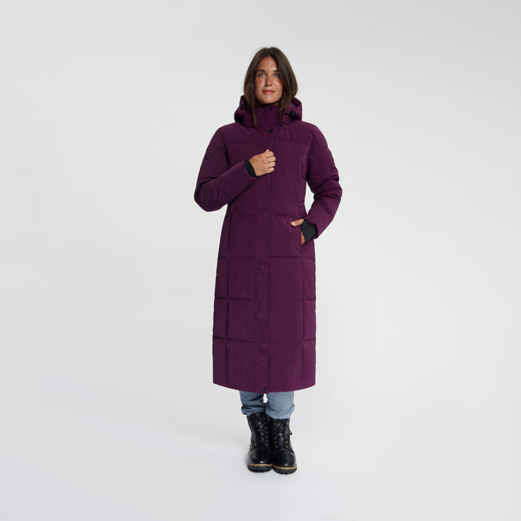 Andels Women - Puffer Winter Jacket - Waterproof - Purple MV