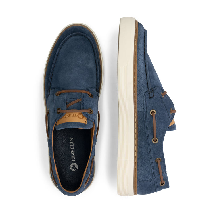 Shipton Men - Lace-up shoes - Suede - Blue UPD