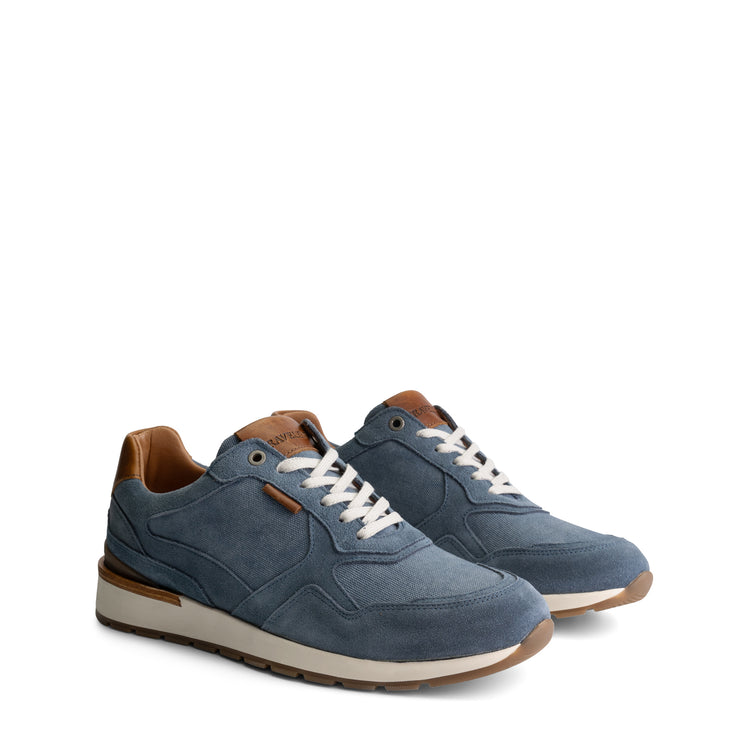 Newberry Men - Sneakers - Canvas and suede - Blue FRD