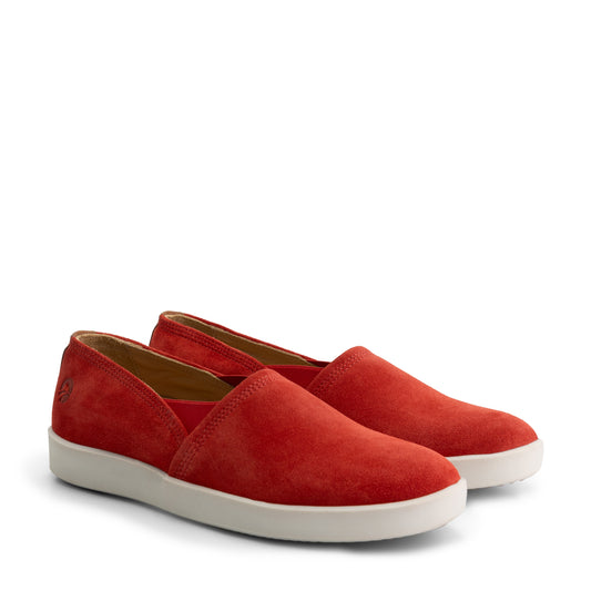 Tours Women - Low-top - Nubuck - Red FRD