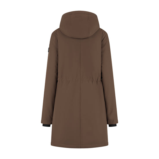 Elinor Women - Softshell Jacket - Waterproof - Dark Brown B