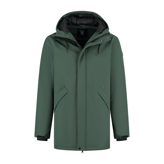 Enok Men - Softshell jacket - Padded - Dark green F