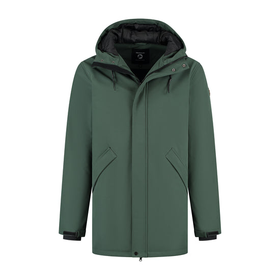 Enok Men - Softshell jacket - Padded - Dark green F