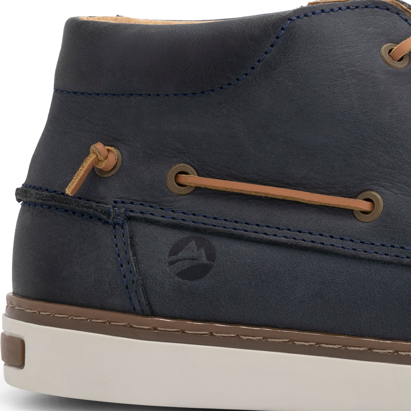 Helford Men - Mid lace-up shoes - Leather - Navy DFH