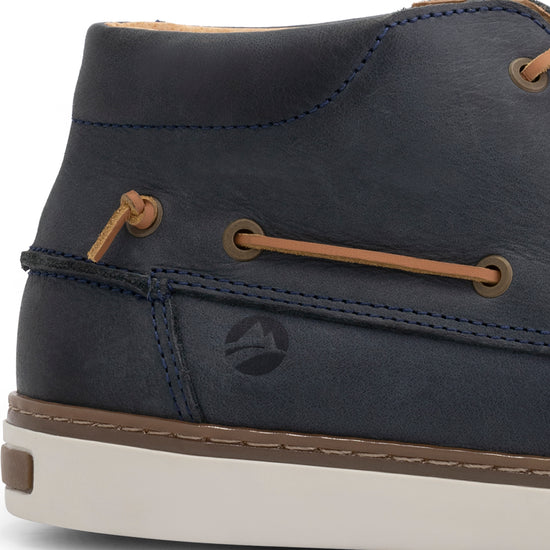 Helford Men - Mid lace-up shoes - Leather - Navy DFH
