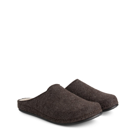 Come Home Men - House slippers - Wool - Brown FRD