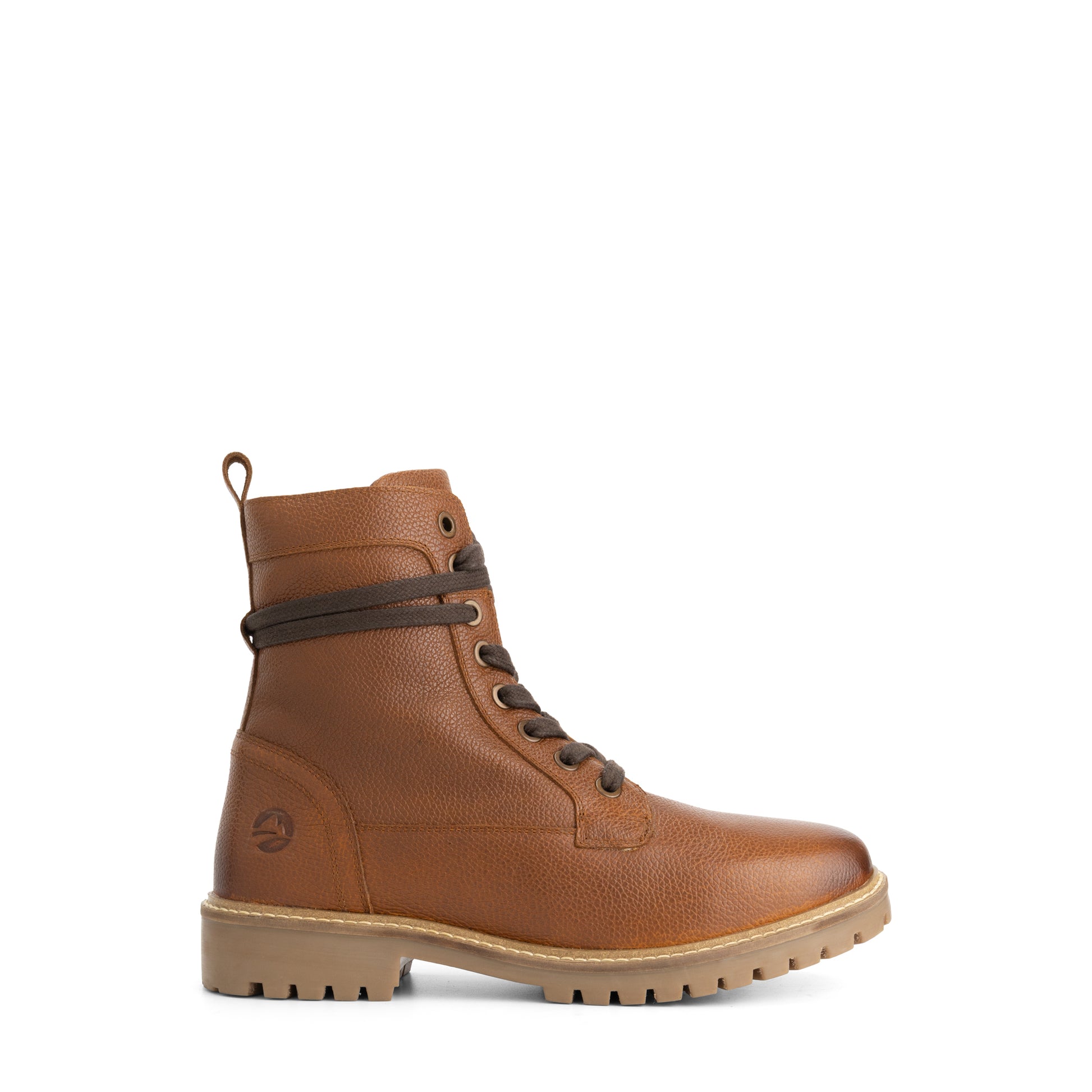 Trongsberg Men - Lace-up boots - Wool-lined - Cognac R