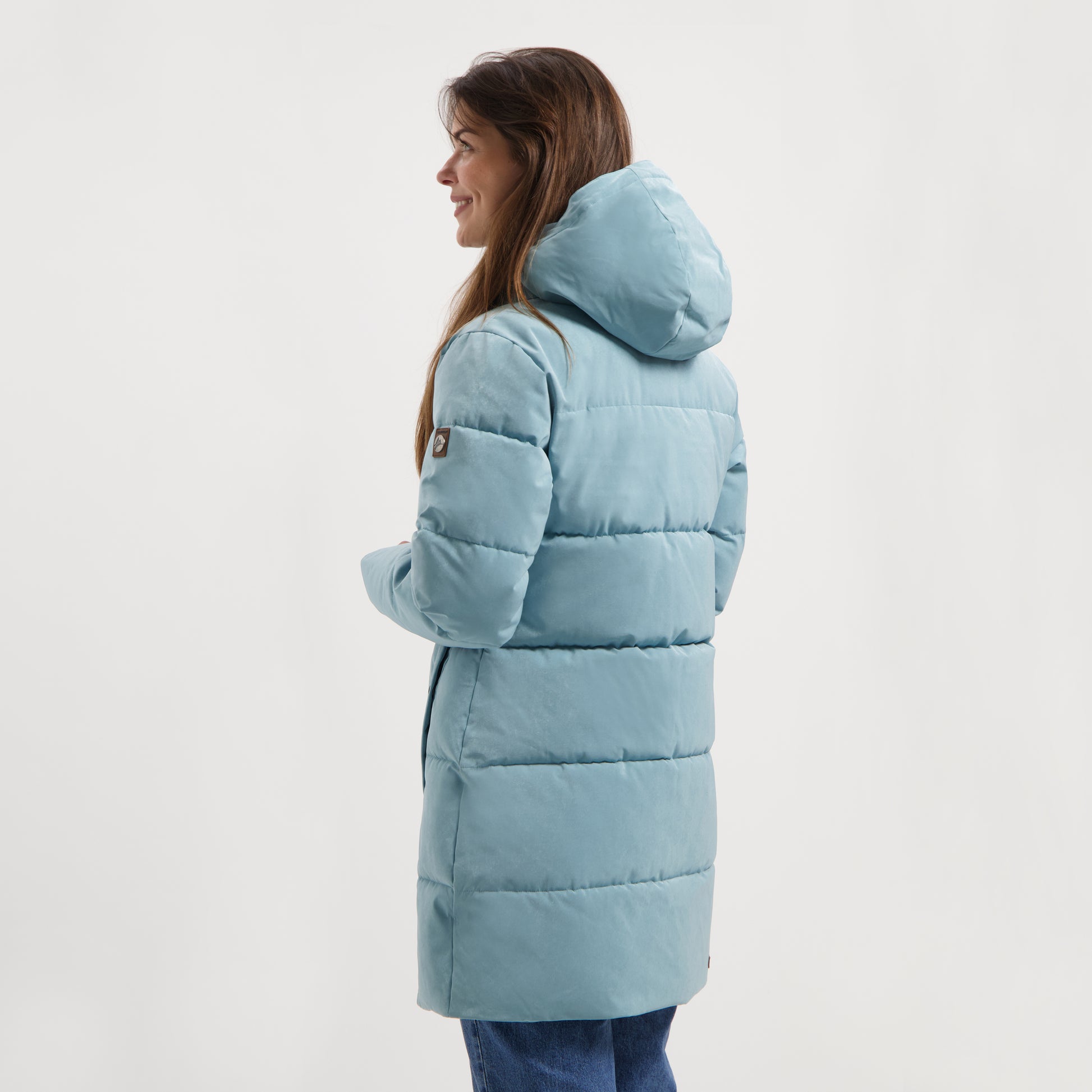 Rissne Women - Puffer jacket - Water-resistant - Light blue MV