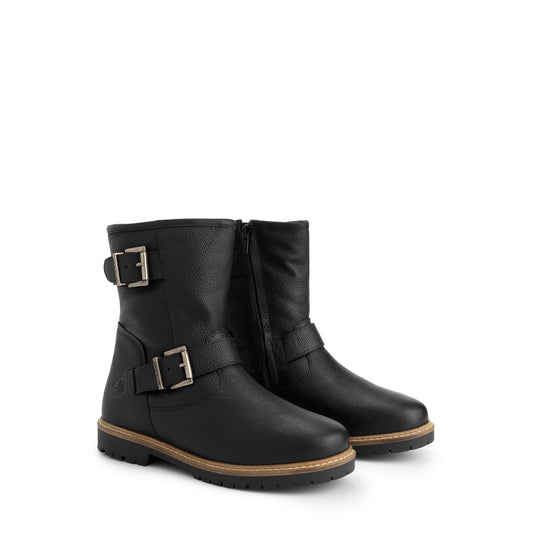 Trustrup Women - Biker boots - Wool-lined - Black FRD