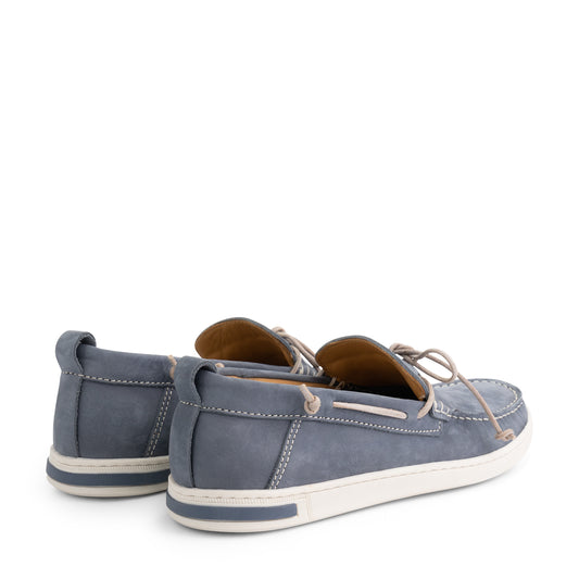 Falmouth Men - Boat shoes - Nubuck - Blue BD