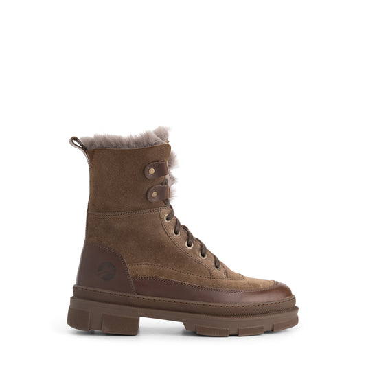Tremblant Dames - Winterboots - Wolgevoerd - Donkerbruin
