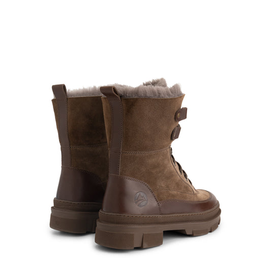 Tremblant Dames - Winterboots - Wolgevoerd - Donkerbruin
