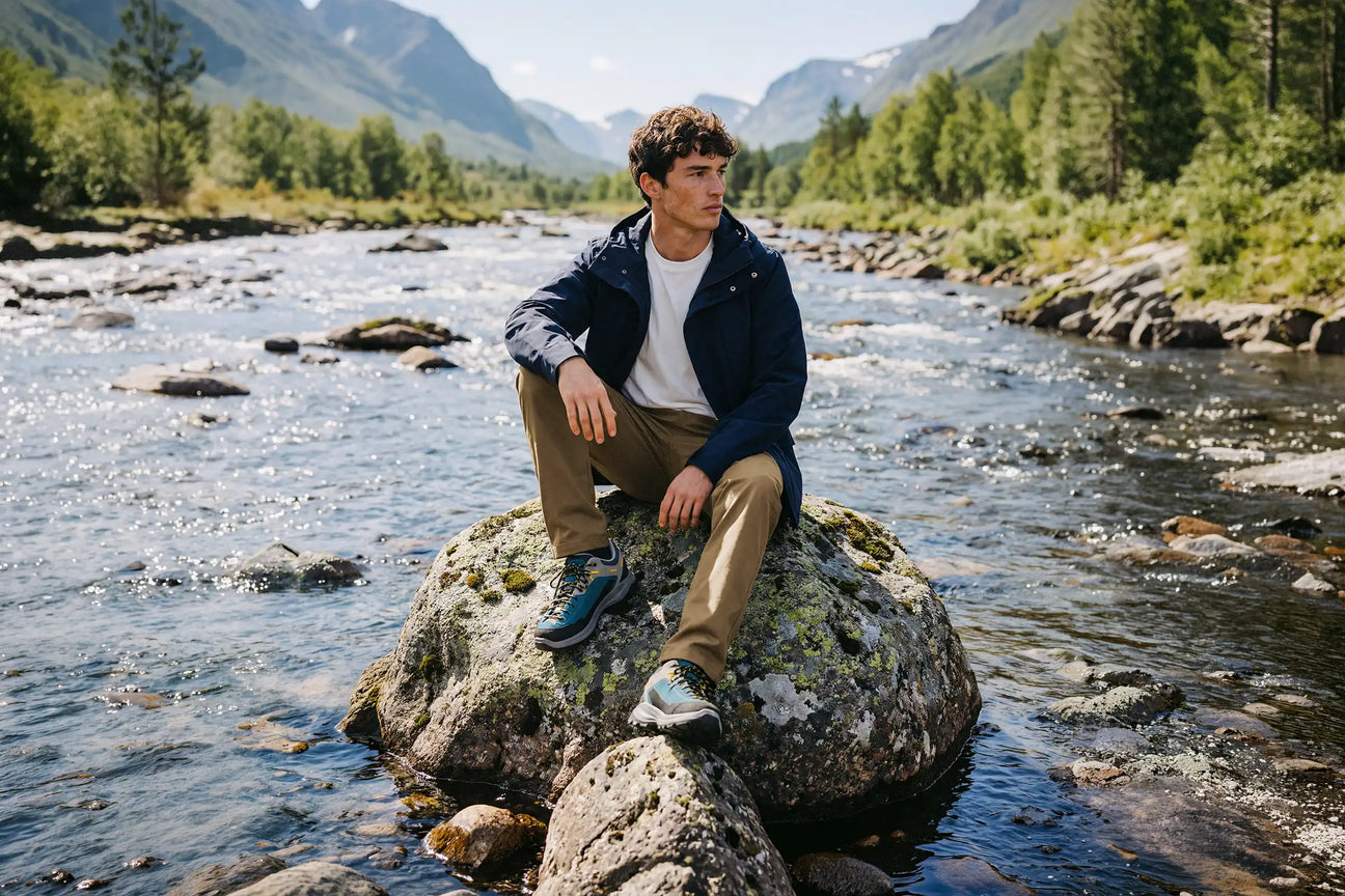 Waterdichte heren wandelschoenen Travelin