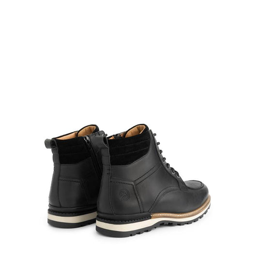 Lindved Men - Lace-up boots - Wool-lined - Black BD