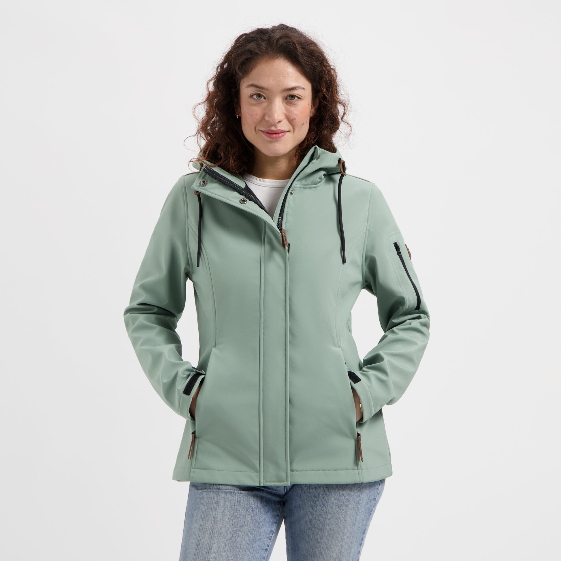 Malika - Waterproof softshell jacket - Women - Green MV