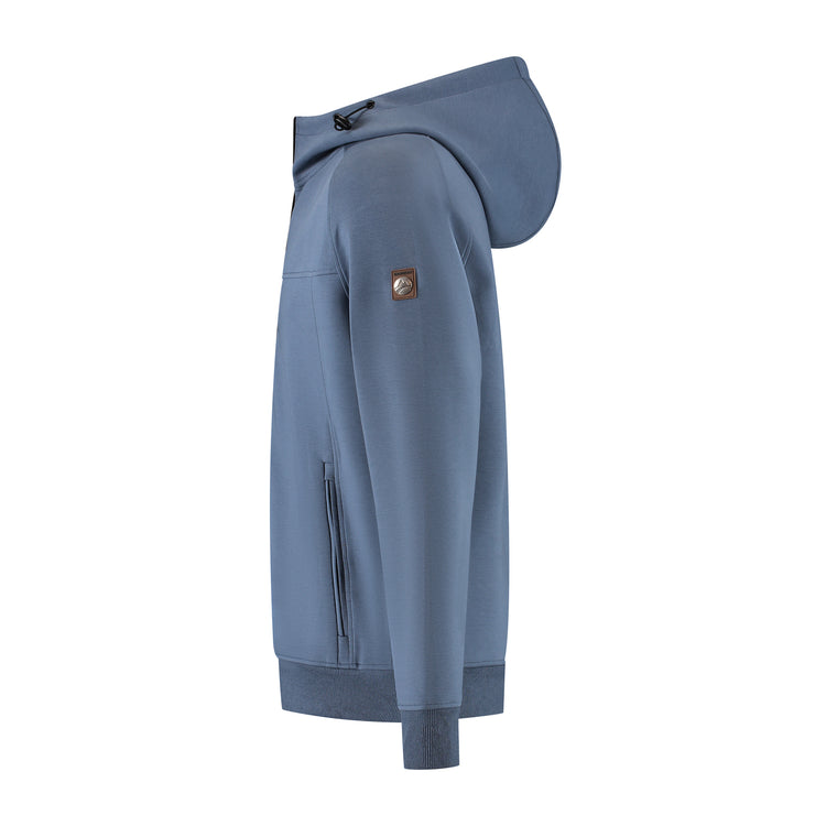 Stig Men - Outdoor cardigan - Sweater - Blue L