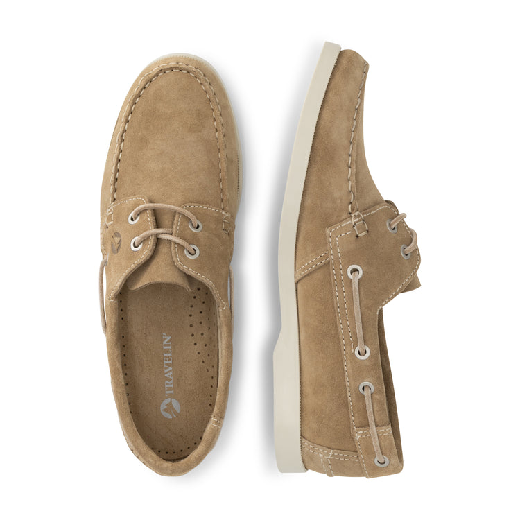Krokvag Men - Boat shoes - Suede - Light brown UPD