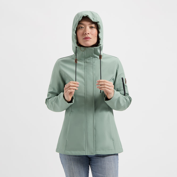 Malika - Waterproof softshell jacket - Women - Green MV