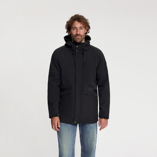 Njal Men - Softshell Jacket - Waterproof - Black MV