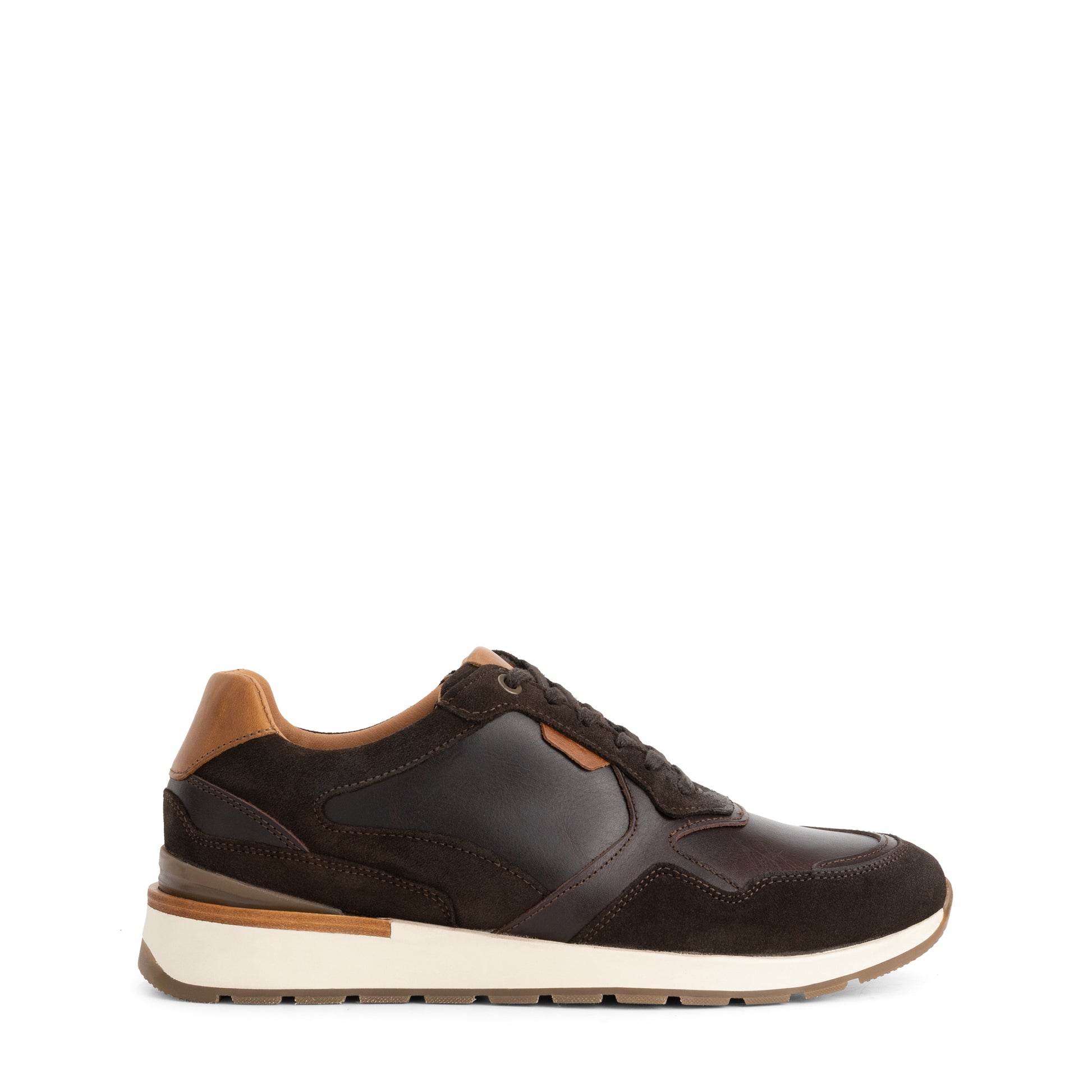 Dalton Men - Sneakers - Leather - Dark brown R