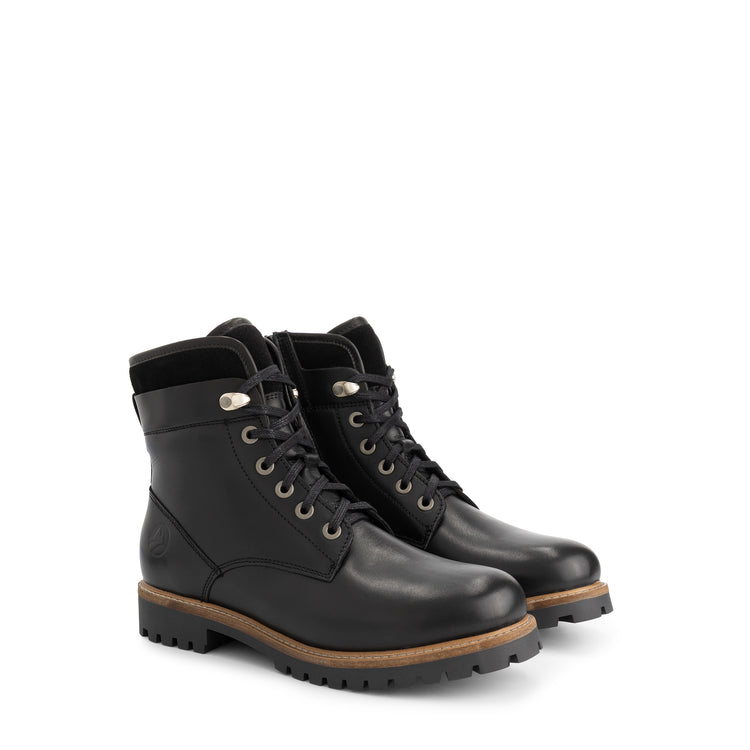 Karhamn Men - Lace-up boots - Leather - Black FRD