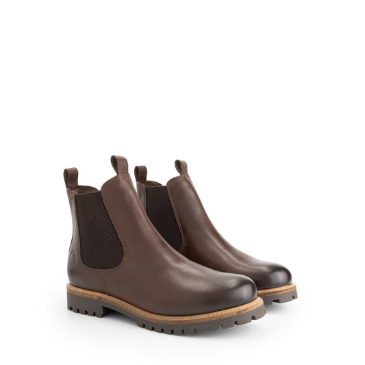 Nodeland Men - Chelsea boots - Leather - Dark brown FRD