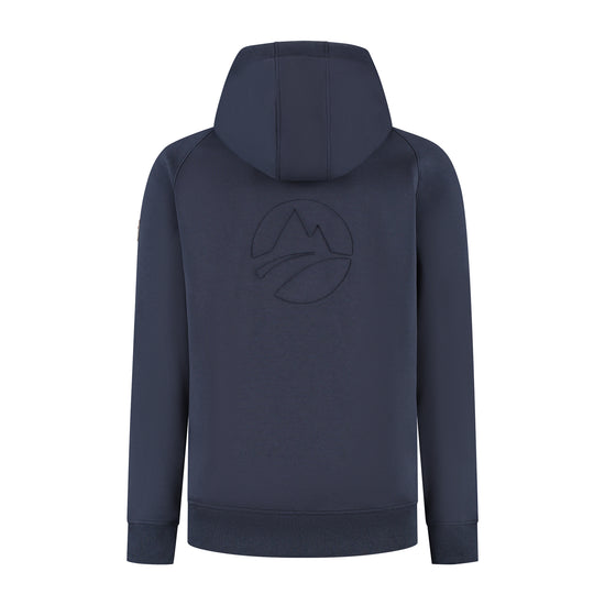 Steffen Men - Hooded Cardigan - Sweat - Navy B