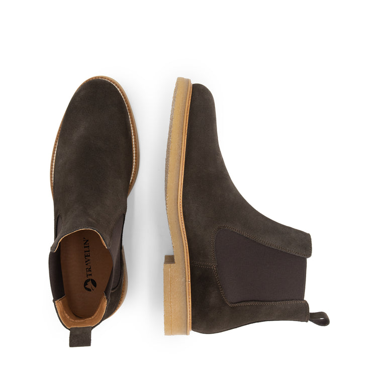 Fowley Men - Chelsea boots - Leather - Dark brown UPD