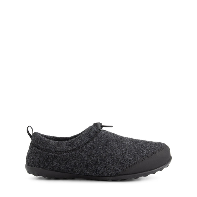 Back2Home Women - House slippers - Wool - Dark grey R