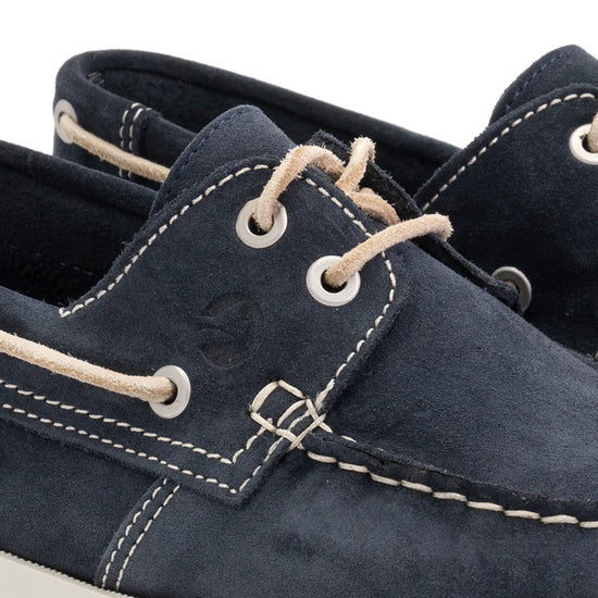 Penzance Men - Boat shoes - Suede - Navy DFW