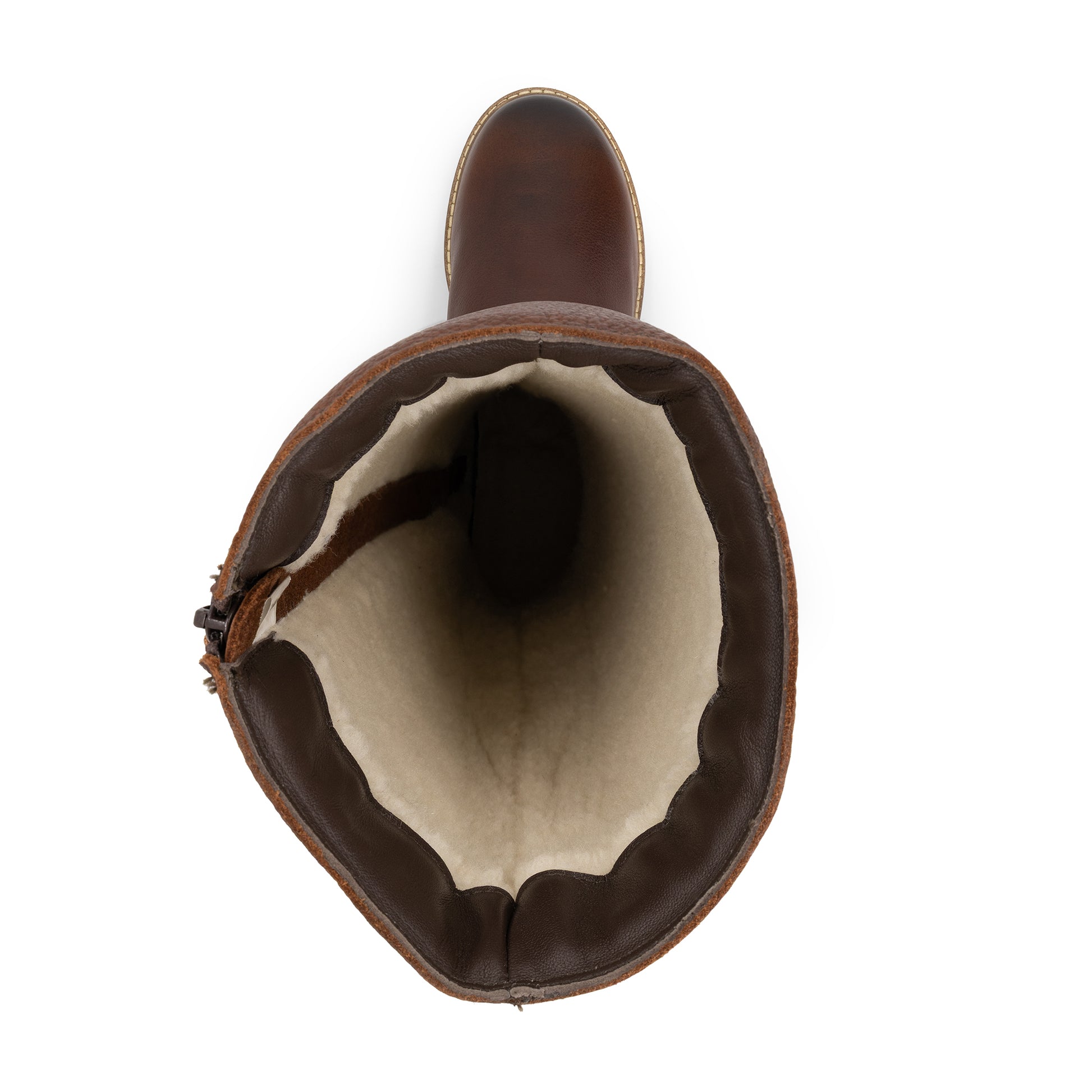 Dyreborg Women - High boots - Wool-lined - Dark brown UPS