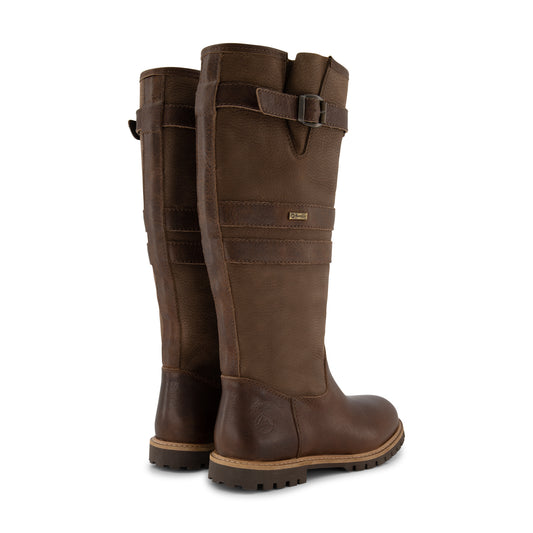 Norway - Wool-lined high outdoor boots - Women - Darkbrown BD