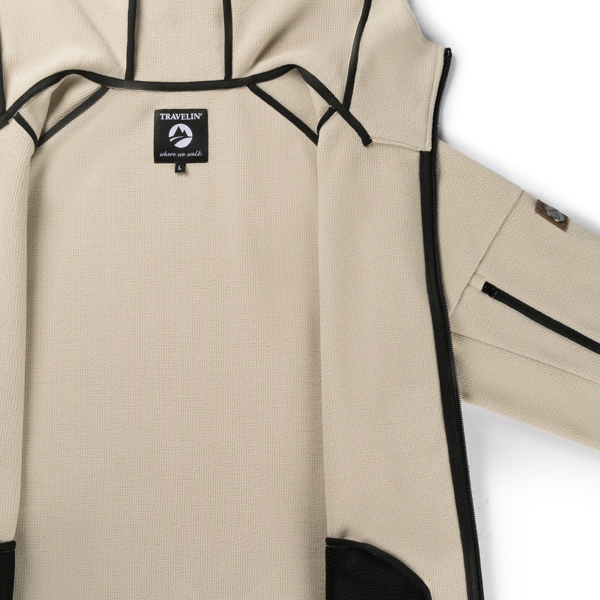 Bjorn Men - Outdoor cardigan - Sand DCI