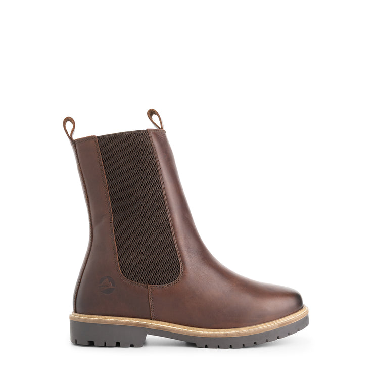 Ferring Women - Chelsea boots - Wool-lined - Dark brown R
