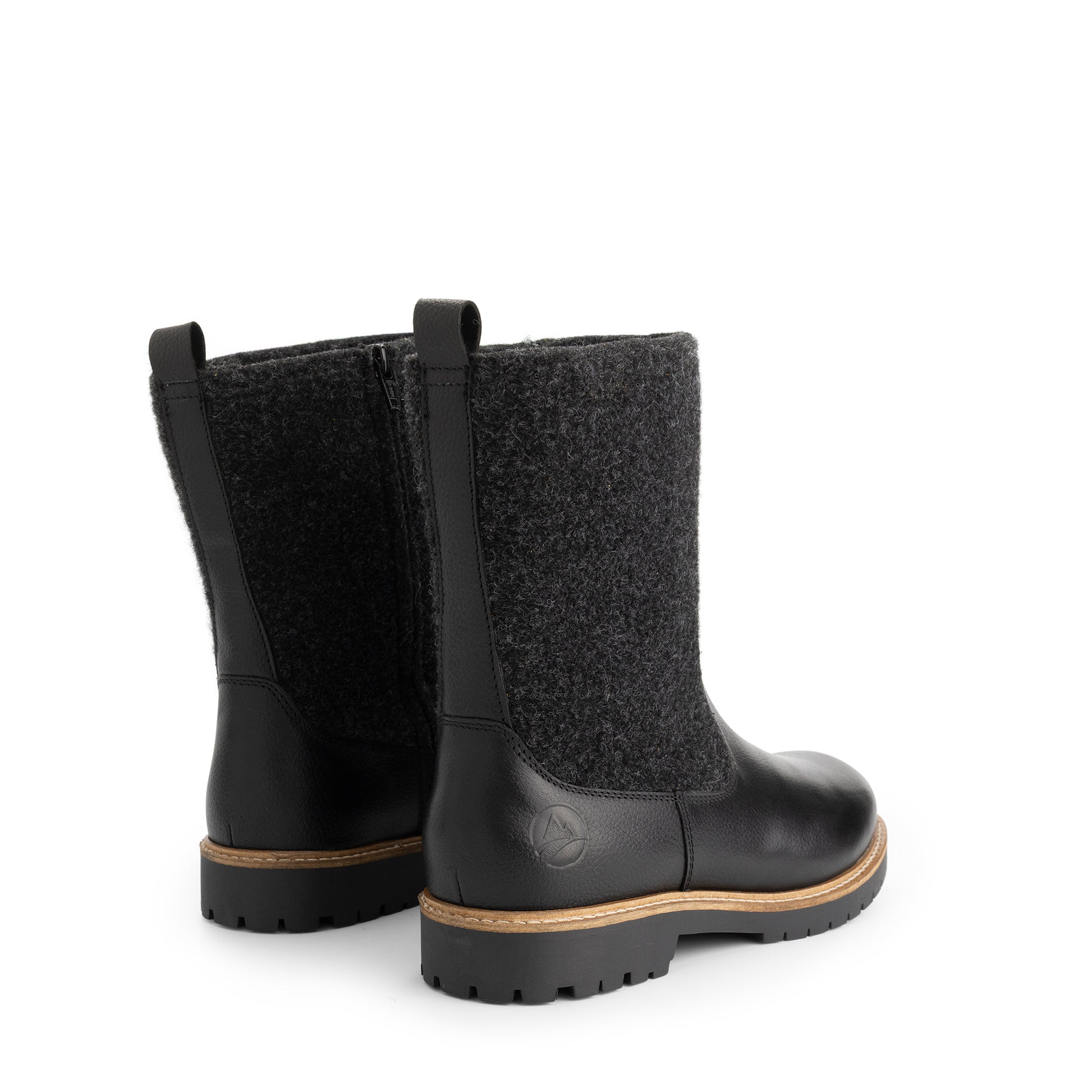 Tanae Women - Boots - Wool/Felt - Black BD