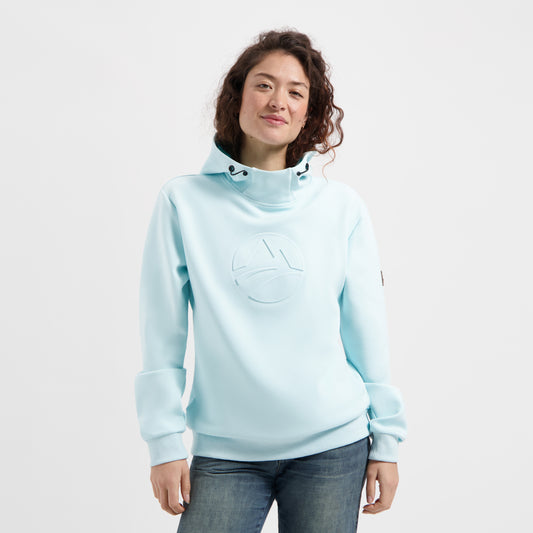 Maren Women - Outdoor sweater - Hoodie - Light blue MV