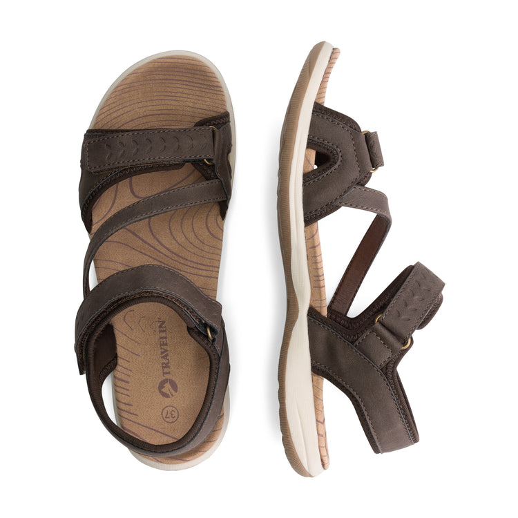 Sollia - Hiking sandals - Women - Dark brown UPD