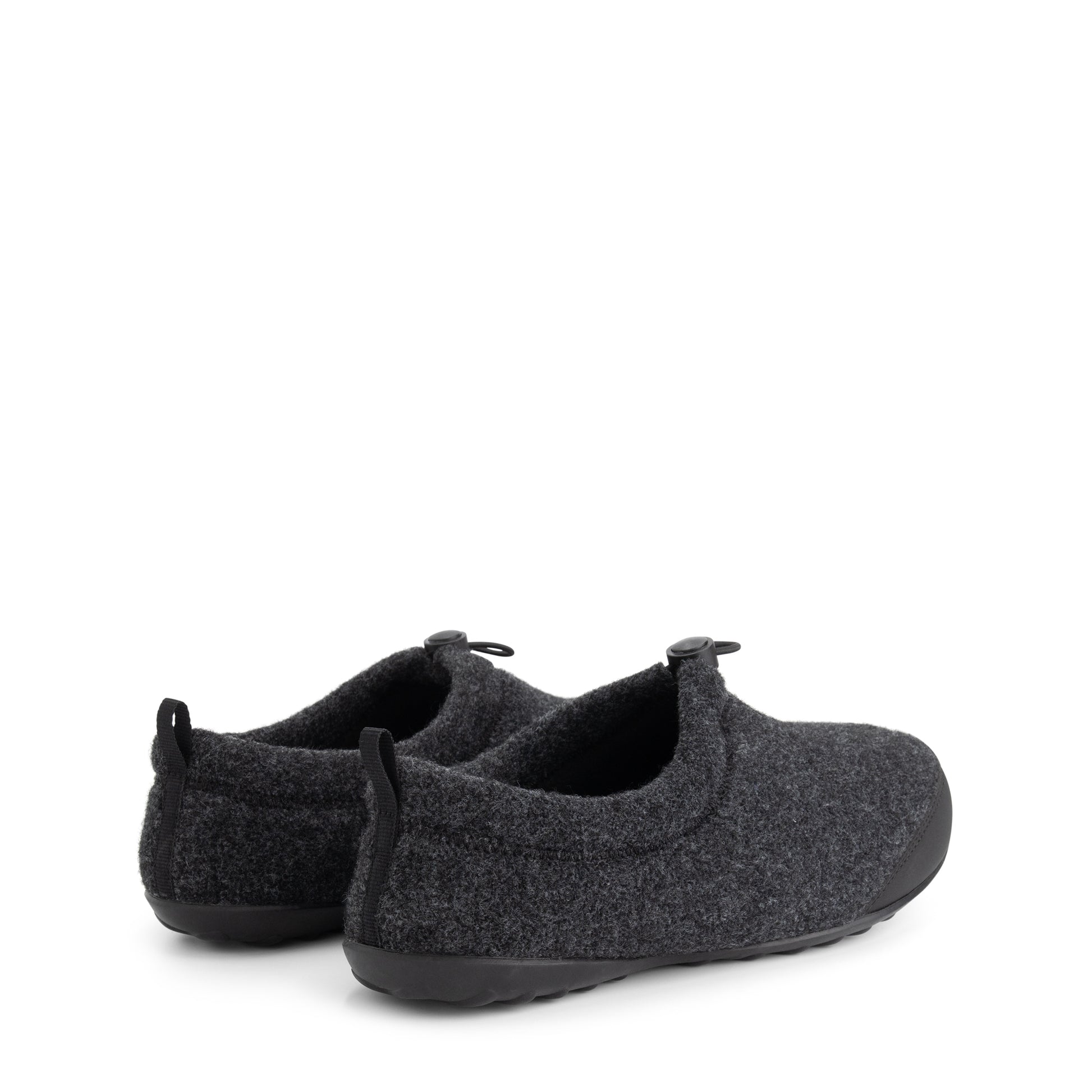 Back2Home Men - House slippers - Wool - Dark grey BD