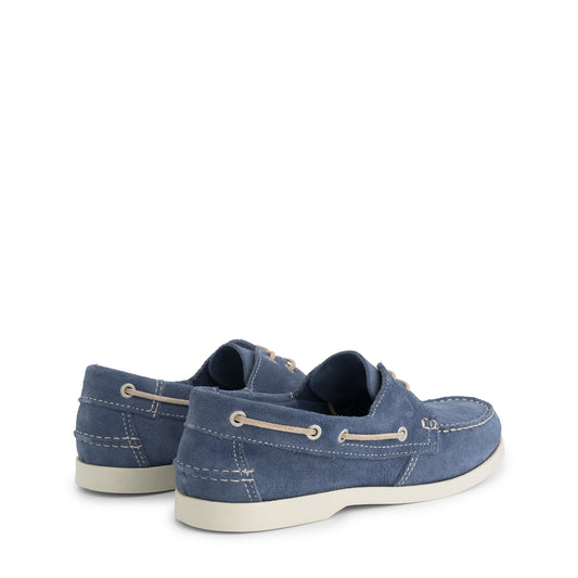 Krokvag Men - Boat shoes - Suede - Blue BD