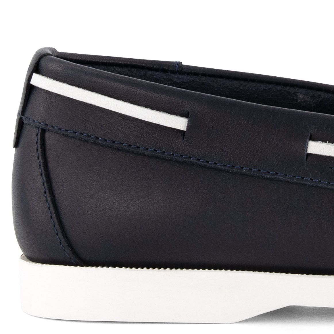 Eidfjord Men - Boat shoes - Leather - Navy DFH