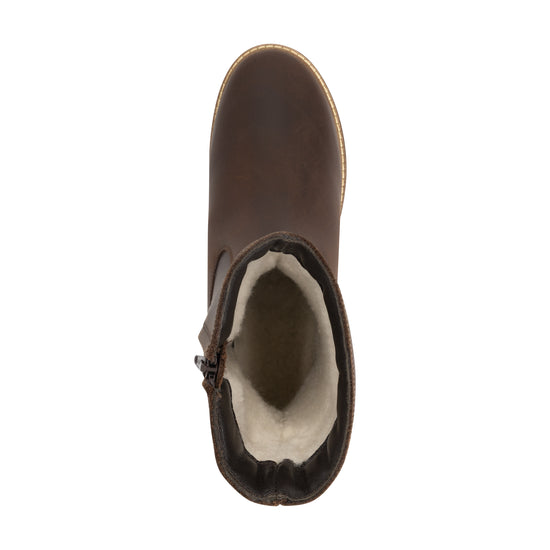Nakskov Women - Boots - Wool-lined - Dark Brown UPS