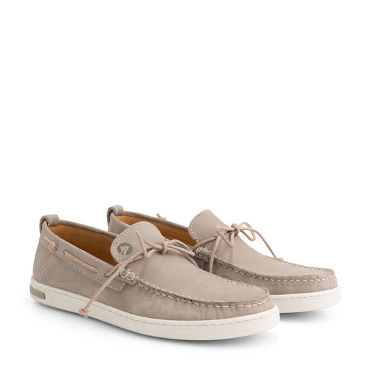 Falmouth Men - Boat shoes - Nubuck - Grey FRD