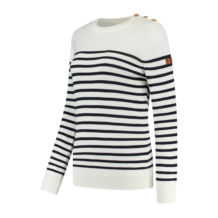 Vattern Women - Knitted sweater - White FL