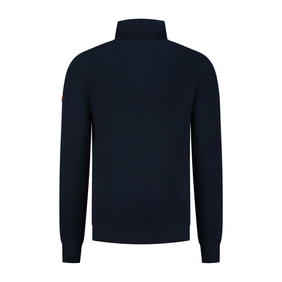 Brecon - Sweater cashmere/cotton blend - Men - Navy B
