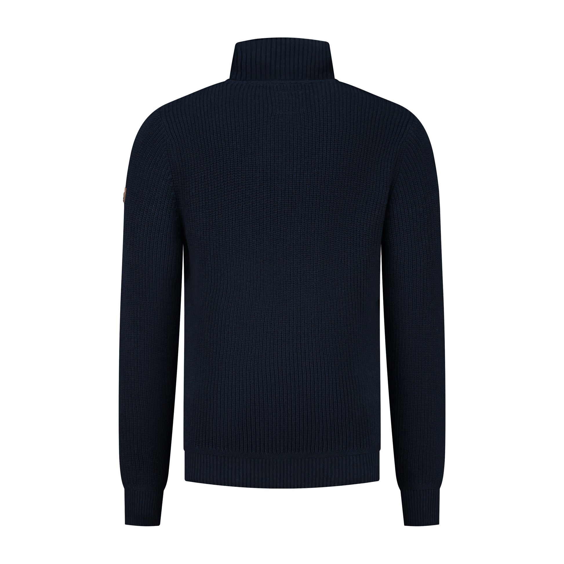 Brecon Men - Sweater - Cashmere blend - Navy B