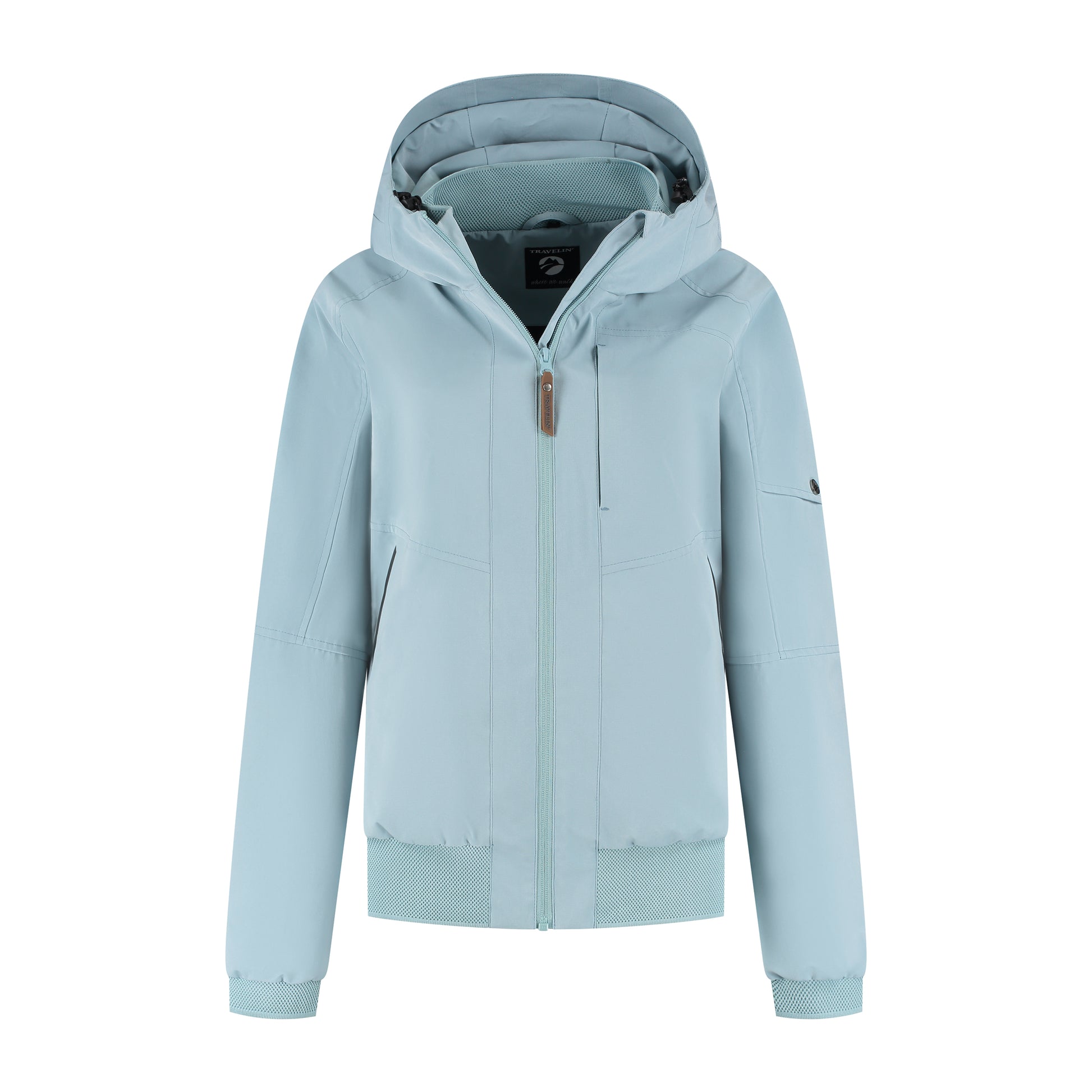 Katla Women - Hardshell jacket - Waterproof - Light blue F