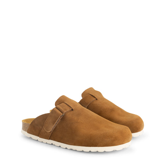 Torsby Men - Clogs - Suede - Brown FRD