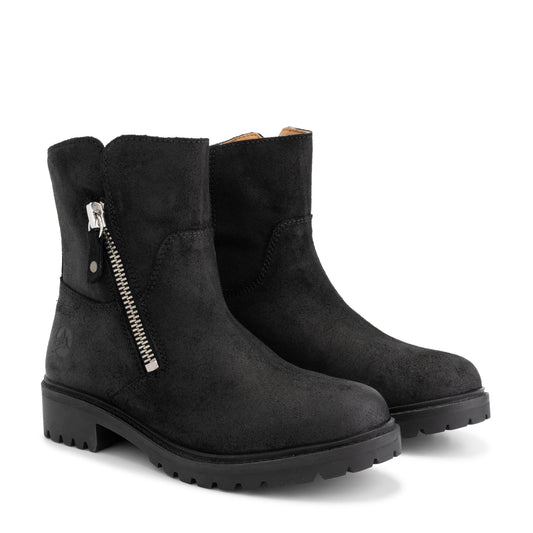 Venning Women - Ankle Boots - Suede - Black FRD