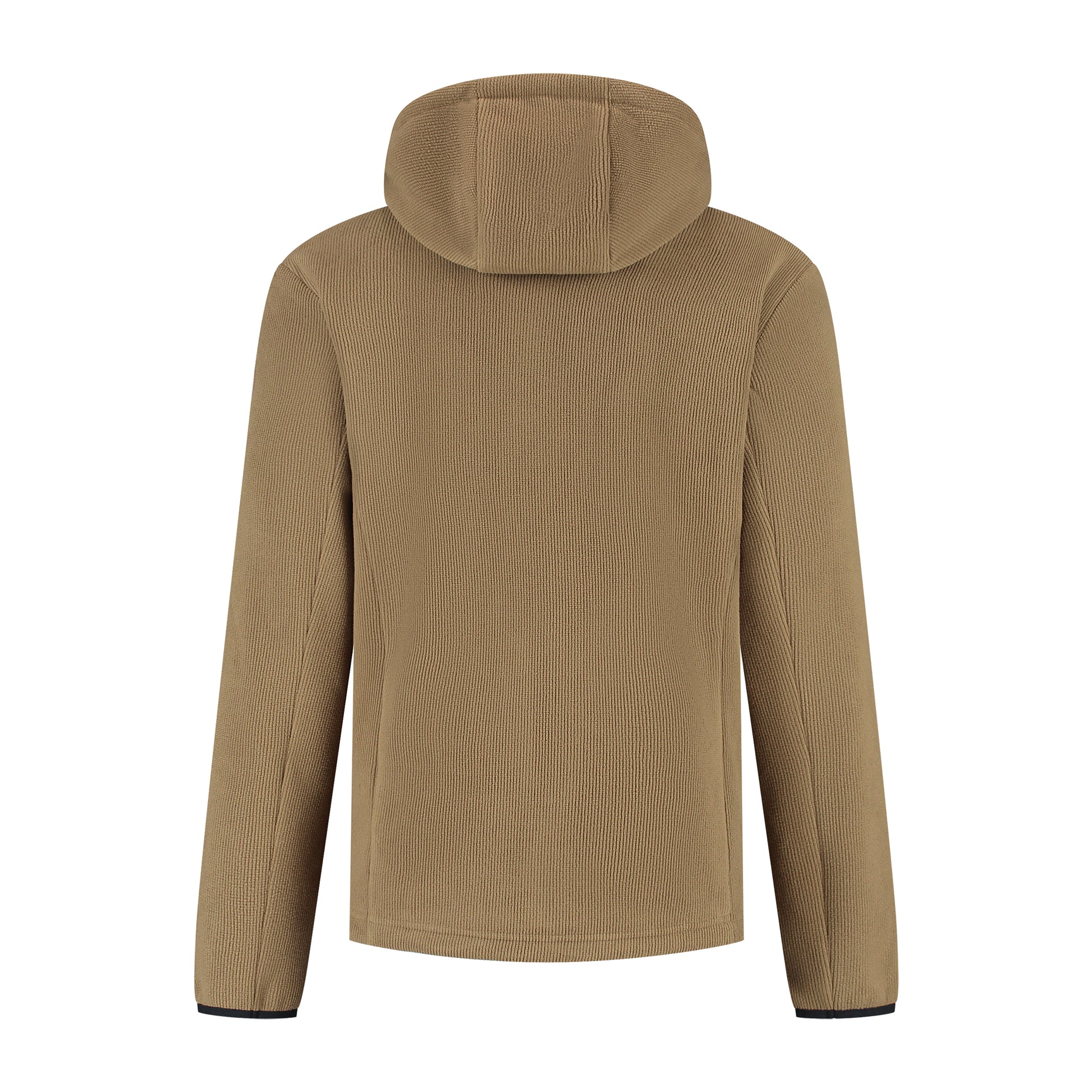 Karlson Men - Hooded Cardigan - Fleece - Brown B